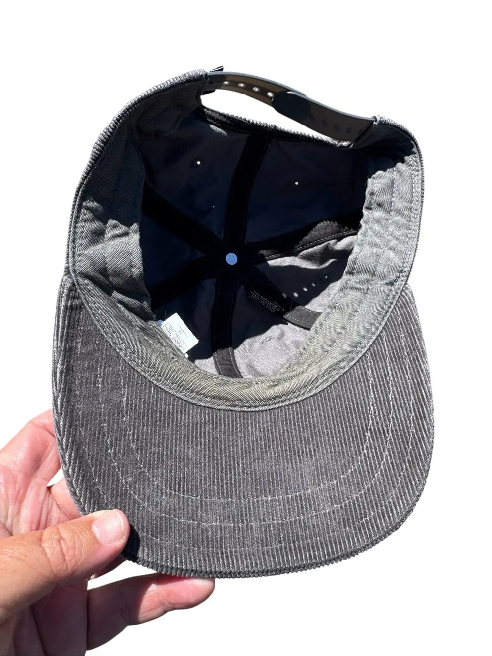 Vintage Style Fitz Roy Gray Corduroy Patagonia OS Men’s Snap Back Hiking Hat